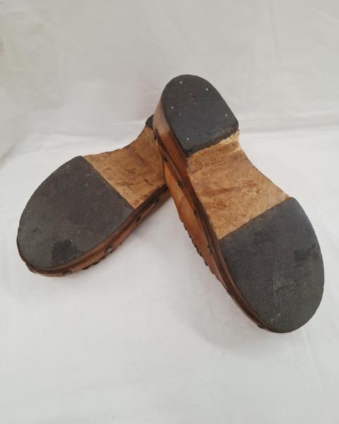 SABOT LEGNO E CUOIO VINTAGE N 43