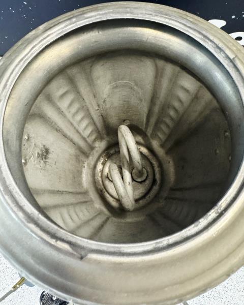 SAMOVAR TEIERA ELETTRICO RUSSO IN METALLO ANNI '70