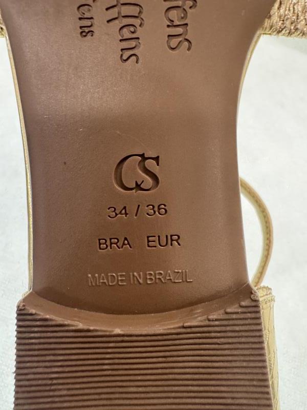 SANDALO CARMEN STEFFENS DORATO N 36
