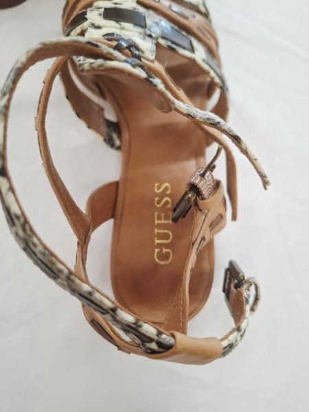 SANDALO GUESS MARRONE MACULATO N 36