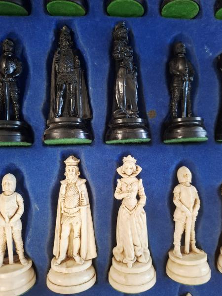SCACCHIERA LEGNO MEDIEVALE