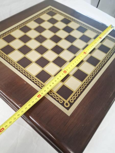 SCACCHIERA LEGNO MEDIEVALE