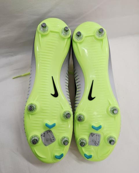 SCARPA CALCIO MERCURIAL GRIGIO GIALLO FLUO N 40 NUOVA!