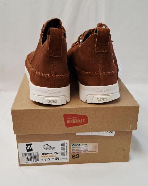 SCARPA CLARKS TRIGENIC FLEX MARRONE TG 42.5