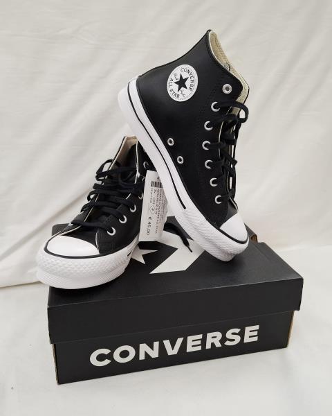 SCARPA CONVERSE ALL STAR NERA PELLE N 36