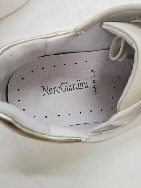 SCARPA NERO GIARDINI BIANCA BEIGE N 37