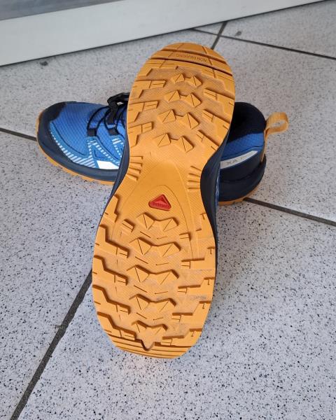 SCARPA SALOMON BLU ARANCIONE N 34