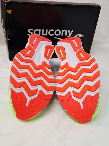 SCARPA SAUCONY RIDE 14 VERDE FLUO NUOVA N 41