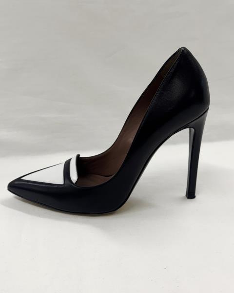 SCARPA TABITHA SIMMONS NERA BIANCA TACCO N 36