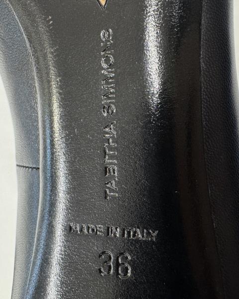 SCARPA TABITHA SIMMONS NERA BIANCA TACCO N 36