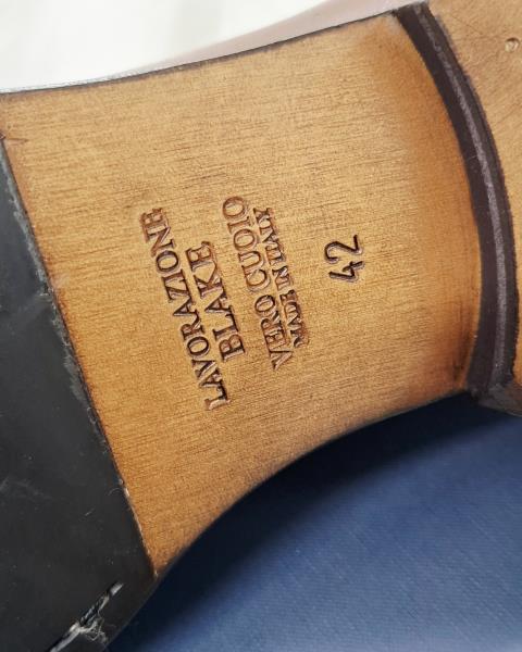 SCARPA UOMO CIMA MARRONE N 42 NUOVA