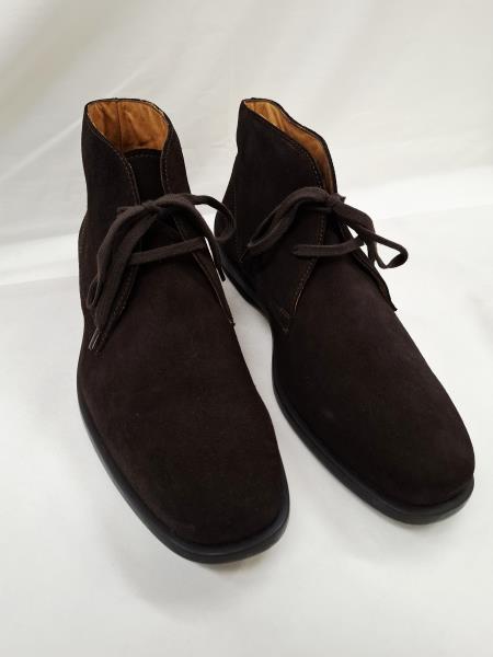 SCARPONCINO UOMO OLD TWEED MARRONE CAMOSCIO N 43