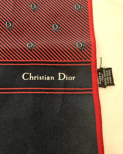 SCIARPA VINTAGE IN SETA CHRISTIAN DIOR
