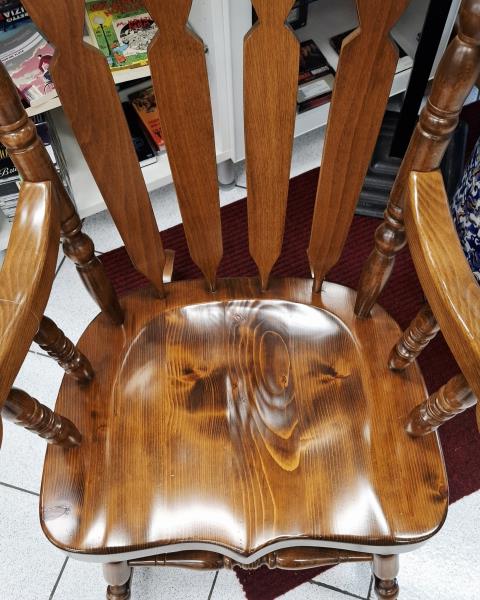 SEDIA  A DONDOLO  LEGNO