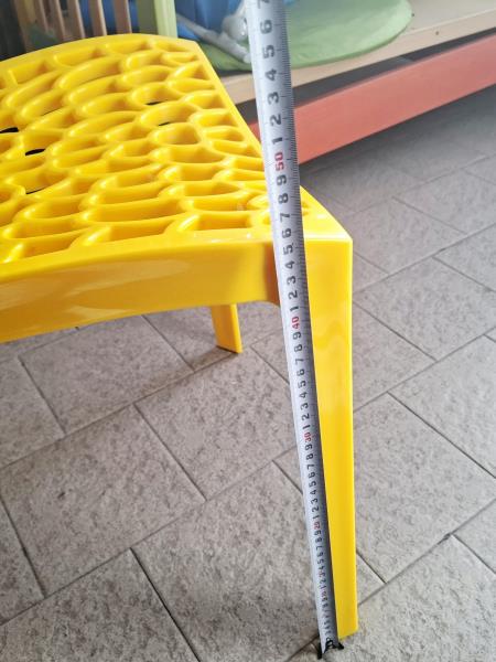 SEDIA GRANDSOLEIL GRUVYER GIALLA