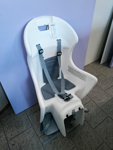 SEGGIOLINO BICI POSTERIORE POLISPORT BIANCO MAX 22 KG