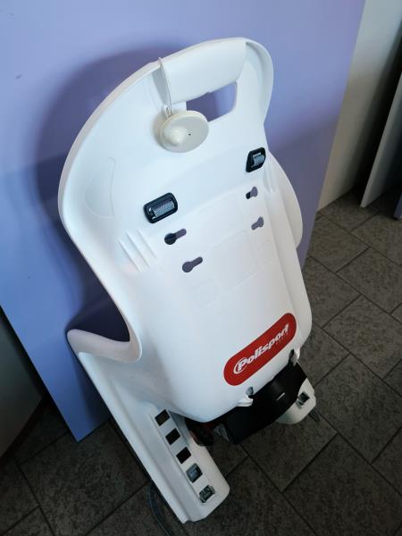 SEGGIOLINO BICI POSTERIORE POLISPORT BIANCO MAX 22 KG