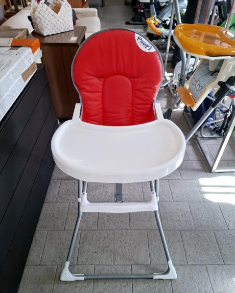 SEGGIOLONE BIANCO ROSSO POUPY