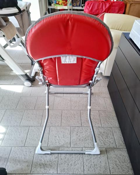 SEGGIOLONE BIANCO ROSSO POUPY