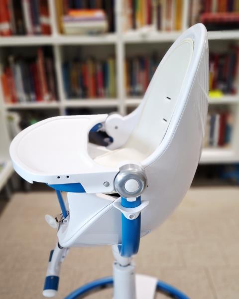 SEGGIOLONE BLOOM FRESCO BIANCO AZZURRO