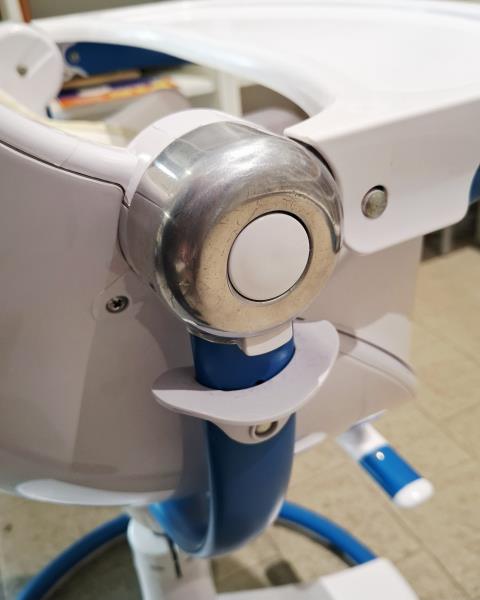 SEGGIOLONE BLOOM FRESCO BIANCO AZZURRO