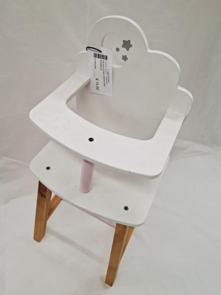 SEGGIOLONE LEGNO PER BAMBOLA