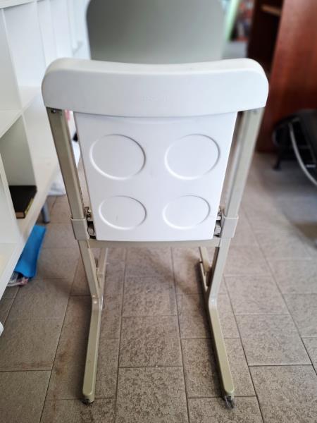 SEGGIOLONE PAPPA BREVI BIANCO GRIGIO