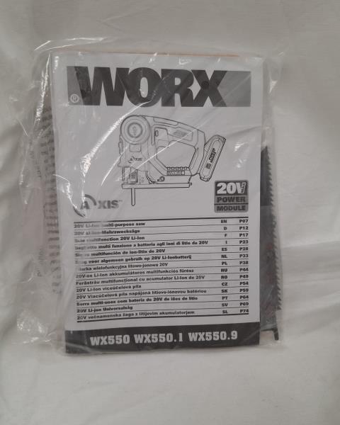 SEGHETTO ALTERNATIVO COMBINATO A BATTERIA WORX