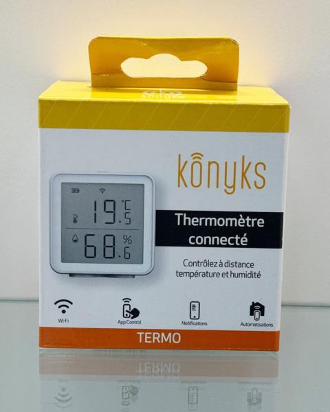 SENSORE DI TEMPERATURA E UMIDITA' WIFI KONYKS