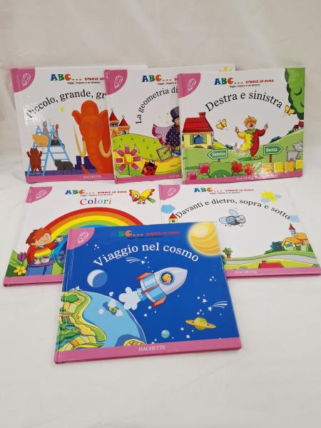SERIE 6 VOLUMI HACHETTE ABC STORIE IN RIMA - SPAZIO