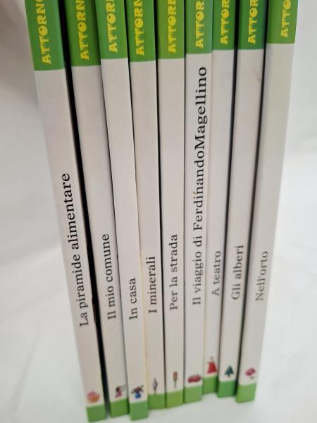 SERIE 9 VOLUMI HACHETTE ABC STORIE IN RIMA - ATTORNO A NOI