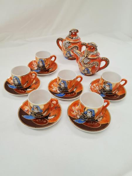 SERVIZIO CAFFE' SATSUMA MORIAGE ARANCIONE X 6 PERSONE