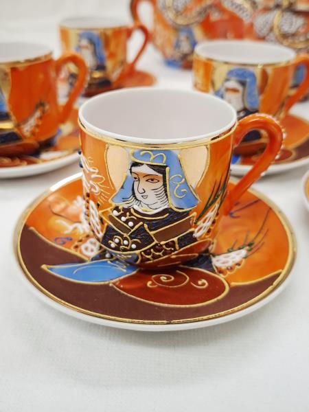 SERVIZIO CAFFE' SATSUMA MORIAGE ARANCIONE X 6 PERSONE