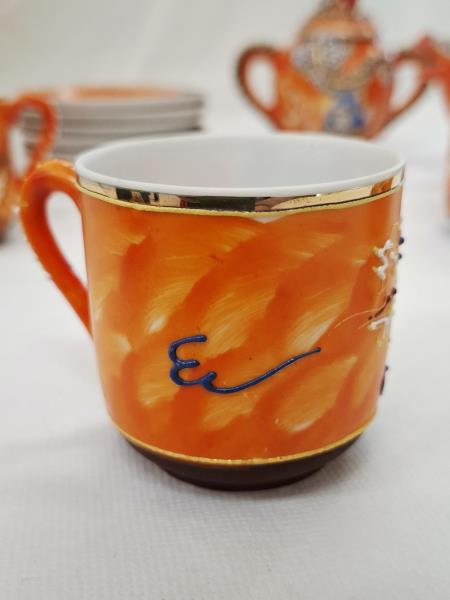 SERVIZIO CAFFE' SATSUMA MORIAGE ARANCIONE X 6 PERSONE