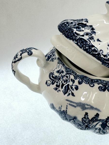 SERVIZIO CAFFE' JOHNSON BROS ENGLAND X 10 PERSONE (LATTIERA MANICO ROTTO)