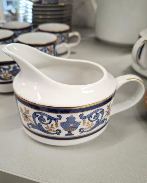 SERVIZIO CAFFE' SORAYA DECORO BLU X 12 PERSONE