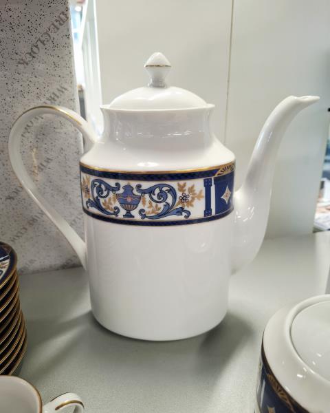 SERVIZIO CAFFE' SORAYA DECORO BLU X 12 PERSONE