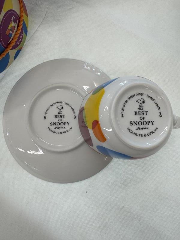 SERVIZIO COLAZIONE SNOOPY X 2 PERSONE