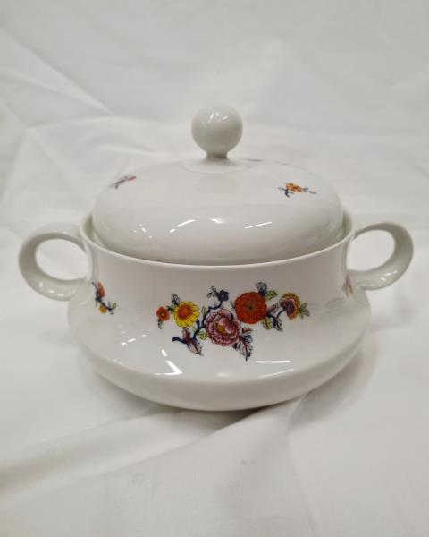 SERVIZIO DA BRODO VINTAGE FIORELLINI  X 6  PERSONE