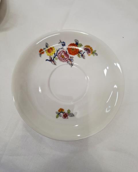 SERVIZIO DA BRODO VINTAGE FIORELLINI  X 6  PERSONE