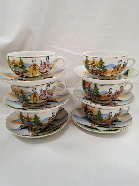 SERVIZIO DA TE' GIAPPONESE VINTAGE X 12 PERSONE