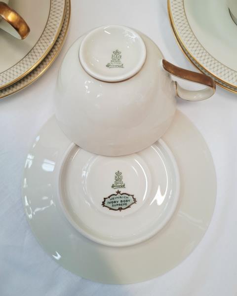 SERVIZIO DA TE' X 12 PERSONE H&G IVORY BODY SUPREME