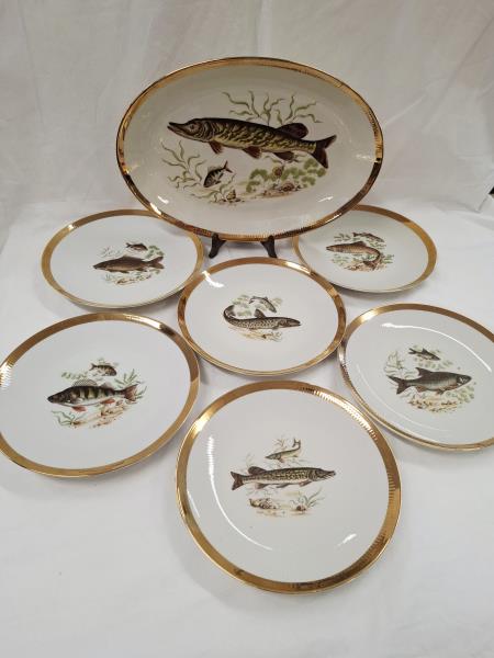 SERVIZIO PESCE BAVARIA BORDO DORATO