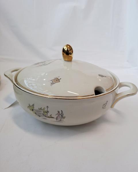 SERVIZIO PIATTI BAREUTHER BAVARIA DISEGNI VINTAGE X 12 PERSONE