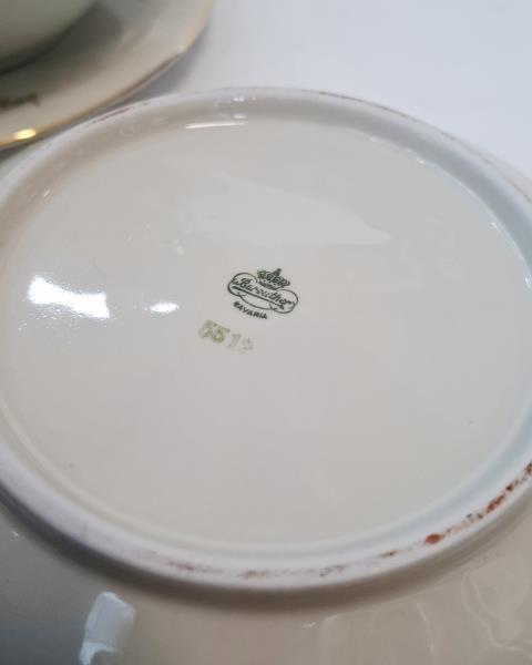 SERVIZIO PIATTI BAREUTHER BAVARIA DISEGNI VINTAGE X 12 PERSONE