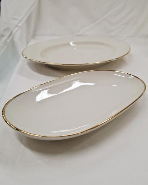 SERVIZIO PIATTI BAVARIA BORDO DORATO X 12 PERSONE