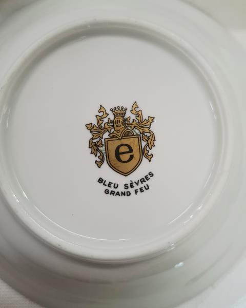 SERVIZIO PIATTI DOLCE BLEU SEVRES GRAND FEU X  6 PERSONE