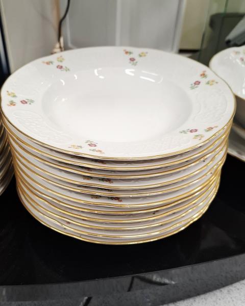 SERVIZIO PIATTI GINORI FIORELLINI ANNI '50 X 12 PERSONE