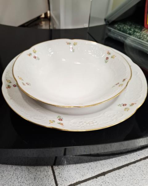 SERVIZIO PIATTI GINORI FIORELLINI ANNI '50 X 12 PERSONE