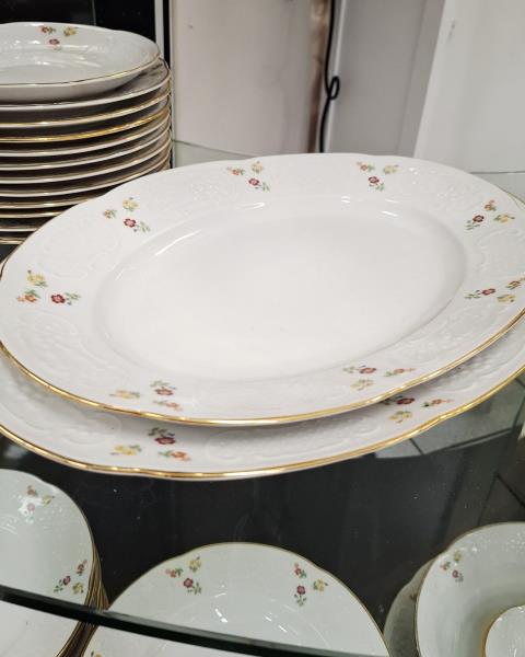 SERVIZIO PIATTI GINORI FIORELLINI ANNI '50 X 12 PERSONE